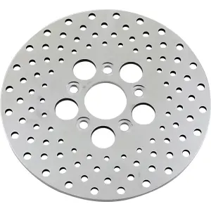 Perforierte Vintage-Bremsscheibe Shovelhead - Silber - DS325736