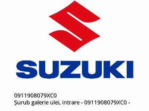 Perno, galería de aceite, entrada - 0911908079XC0 - Suzuki