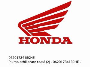Peso ruota (2) - 06201734150HE - Honda
