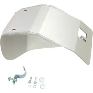 Piastra di protezione in alluminio - Argento, Anodizzata - 05061137