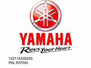PIN, PISTON - 102116330200 - Yamaha