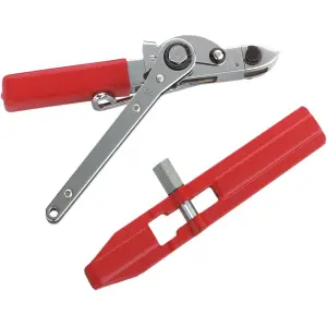 Pinces de fixation rapide pour colliers de soufflet Premium - rouge/argent - Moose