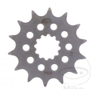 Pinhão dianteiro JTF1905.14 (passo 428) - Gas Gas MC 85 19/16 polegadas / Husqvarna TC 85 / 85 19/16KTM SX 85 17/14 polegadas /