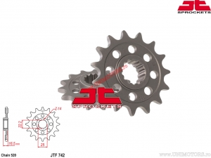 Pinion fata Ducati 1098 / 1198 / 749 / 848 / 916 / 996 / 998 / 999 / Sport 1000 / Supersport 1000 SS - JTF 742 - JT