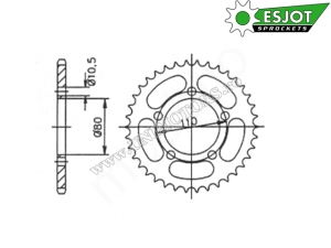 Pinion spate Esjot - SJ 50-32008