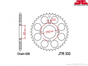 Pinion spate Honda CB 750 K ('78-'79) / CB 750 K Four / CB 750 F Supersport ('77-'78) - JTR 333 - JT