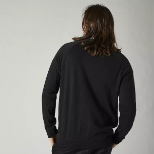 PINNACLE CREW FLEECE [BLK]: Size - S