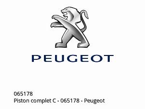 Piston complet C - 065178 - Peugeot