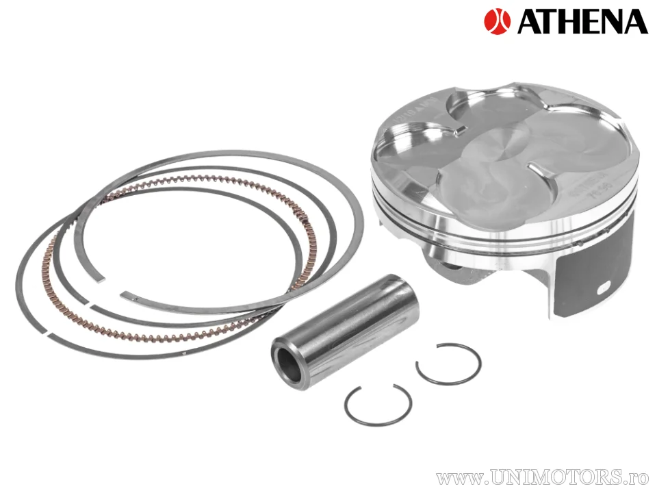 Piston forjat 4T Ø 76,98 mm pentru cilindru Athena și OE - Athena