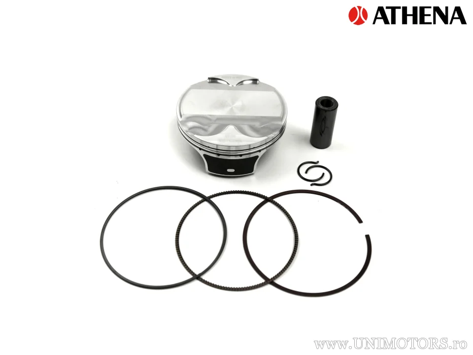 Piston forjat 4T Ø 87,96 mm pentru cilindru OE, ax cu acoperire DLC - Athena