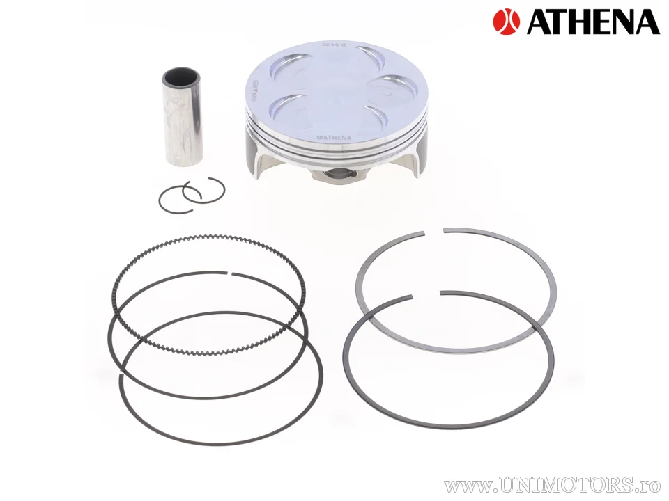 Piston forjat 4T Ø 94,95 mm pentru cilindru Athena și OE - Athena