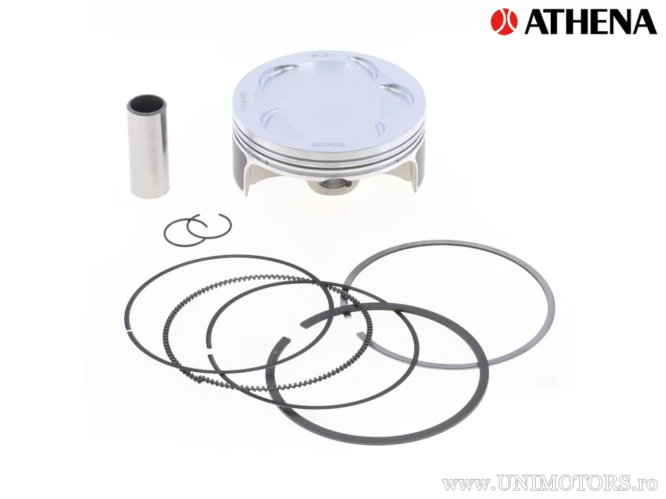 Piston forjat 4T Ø 97,96 mm pentru cilindru Athena Big Bore - Athena