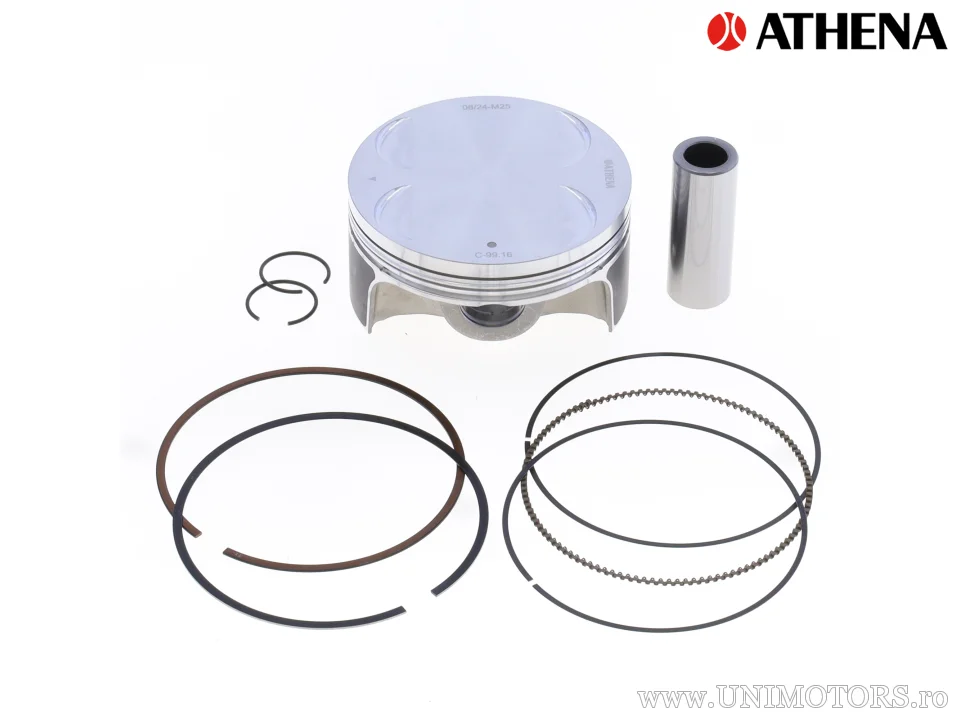 Piston forjat 4T Ø 99,14 mm pentru cilindru Athena și OE - Athena