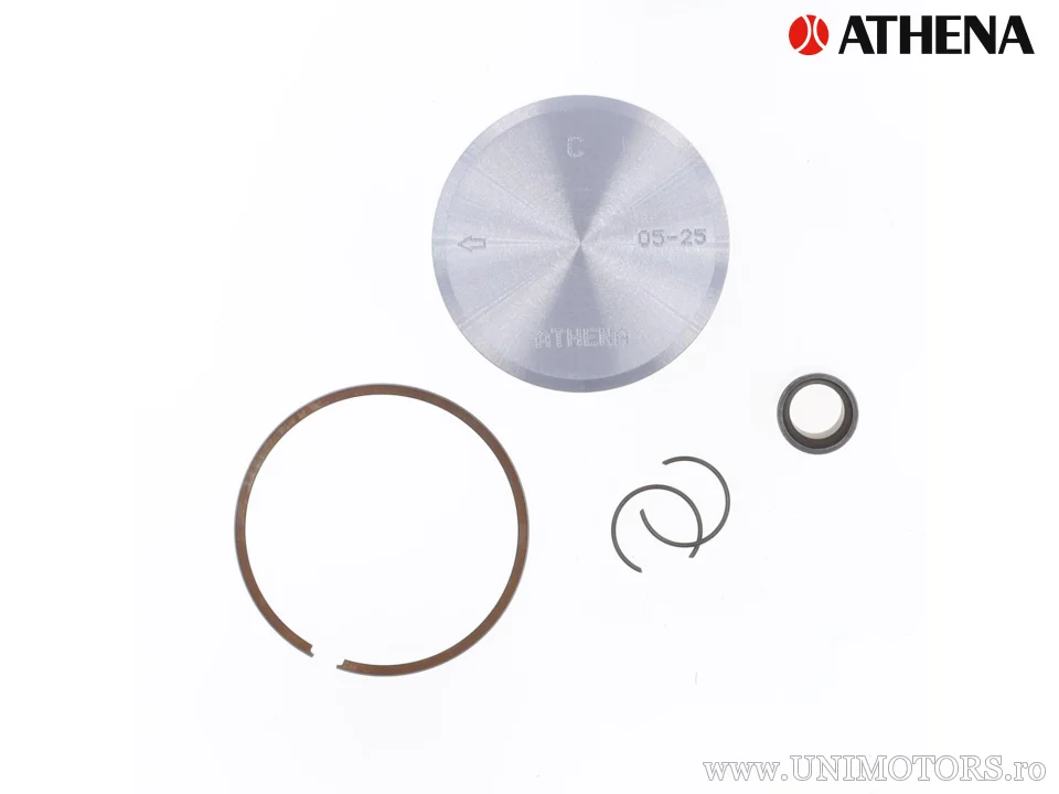 Piston turnare 2T Ø 53,96 mm pentru kit cilindru Athena alezaj standard - Athena