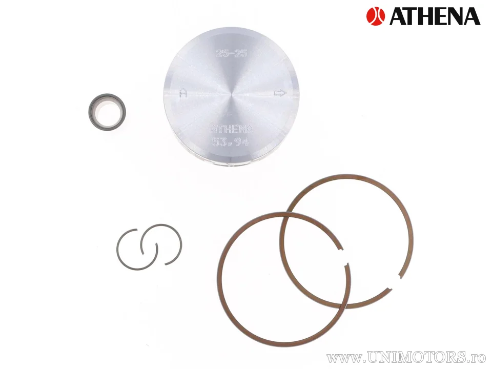 Piston turnat 2T Ø 53,94 mm pentru kit Athena Dome - Athena