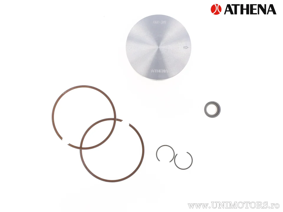 Piston turnat 2T Ø 61,96 mm pentru cilindru OE - Athena