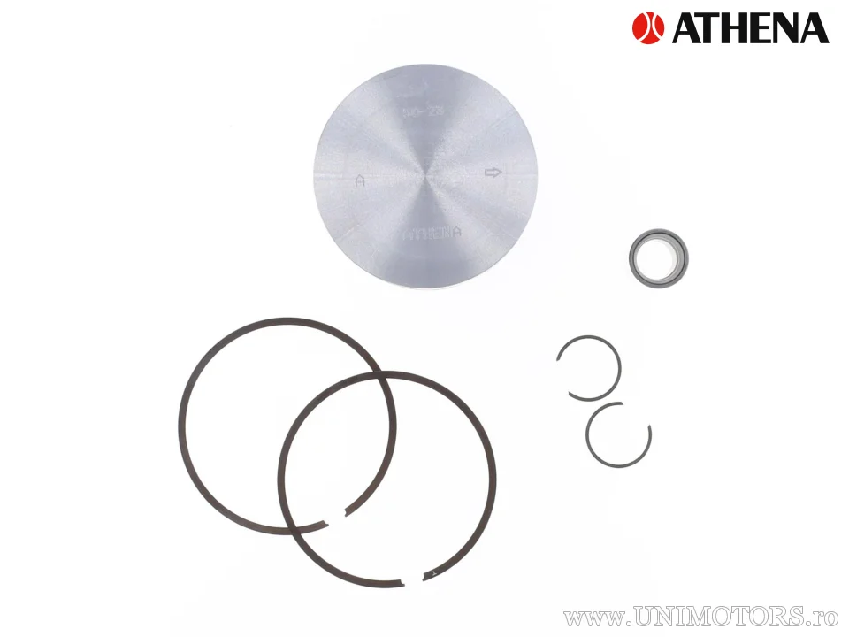 Piston turnat 2T Ø 66,35 mm pentru cilindru OE - Athena