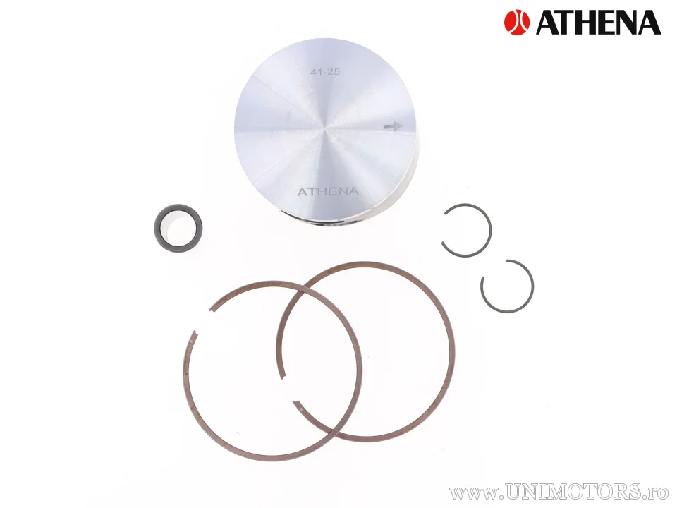 Piston turnat 2T Ø 66,37 mm pentru cilindru OE - Athena