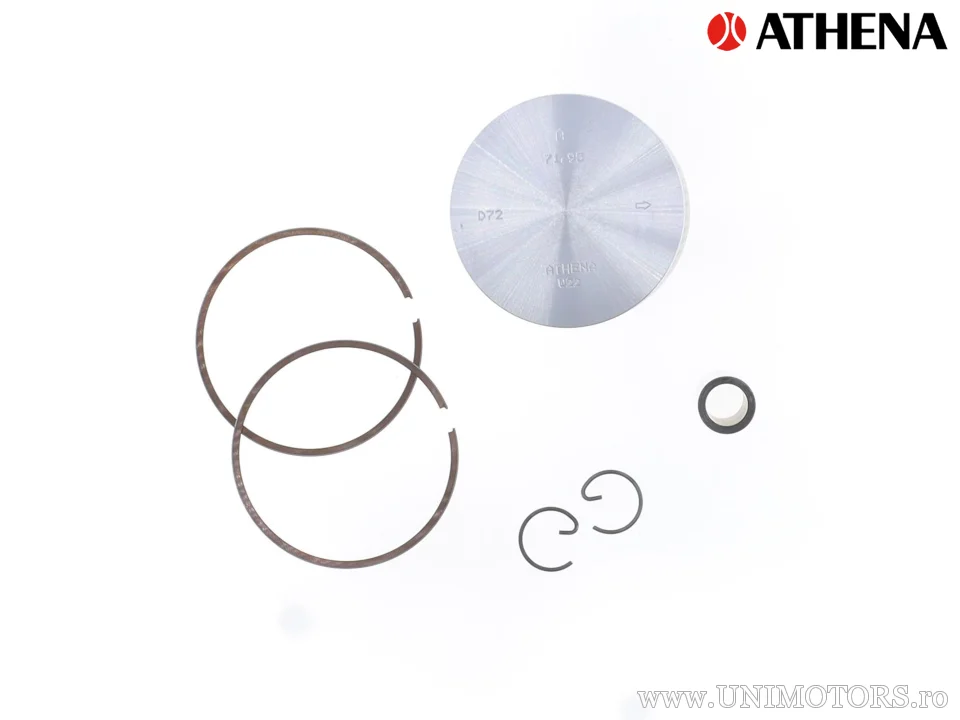 Piston turnat 2T Ø 71,95 mm pentru cilindru OE - Athena