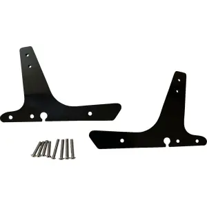 Plăci laterale pentru sissy bar - Negru, lucios - 15040118