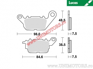 Placute frana fata - MCB892 organice - Lucas TRW