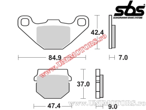 Placute frana fata - SBS 101CT (technologie carbon) - (SBS)