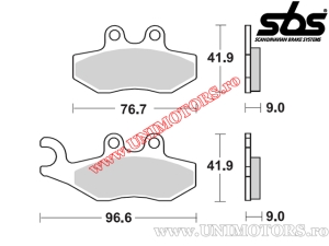 Placute frana fata - SBS 177CT (technologie carbon) - (SBS)