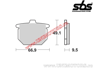 Placute frana fata - SBS 517HF (ceramice) - (SBS)