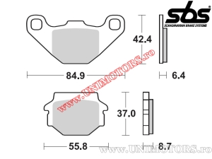 Placute frana fata - SBS 541HF (ceramice) - (SBS)