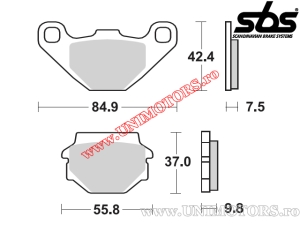Placute frana fata - SBS 546HF (ceramice) - (SBS)