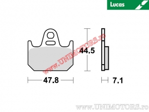 Placute frana spate - MCB636 organice - Lucas TRW