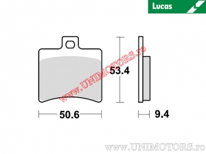Placute frana spate - MCB710SRM sinterizate SRM - Lucas TRW