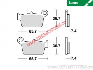Placute frana spate - MCB820 organice - Lucas TRW