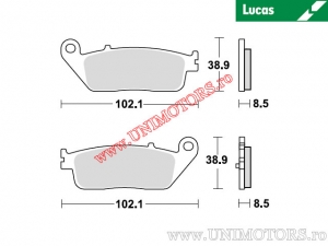 Placute frana spate - MCB845SRM sinterizate SRM - Lucas TRW