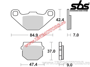 Placute frana spate - SBS 101HF (ceramice) - (SBS)