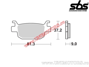 Placute frana spate - SBS 193CT (technologie carbon) - (SBS)