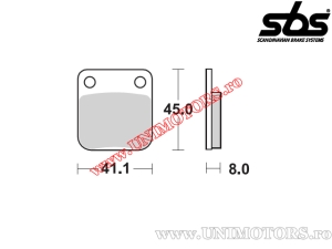 Placute frana spate - SBS 536SI (metalice / sinterizate) - (SBS)