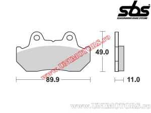 Placute frana spate - SBS 542HF (ceramice) - (SBS)