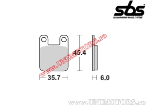 Placute frana spate - SBS 559HF (ceramice) - (SBS)
