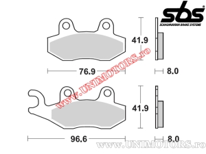 Placute frana spate - SBS 611SI (metalice / sinterizate) - (SBS)
