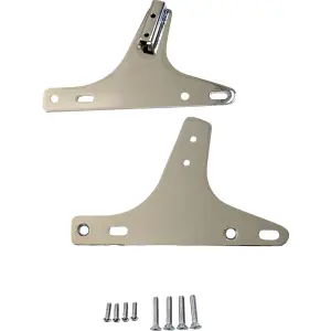 Plaques latérales pour sissy bar - Chrome - 15040122