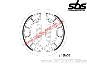 Plaquettes de frein arrière - 160x30mm SBS 2198 - (SBS)