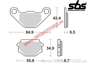 Plaquettes de frein avant - SBS 113HF (céramique) - (SBS)