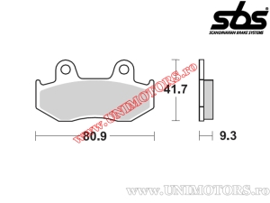 Plaquettes de frein avant - SBS 125HF (céramique) - (SBS)