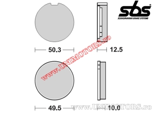 Plaquettes de frein avant - SBS 503HF (céramique) - (SBS)