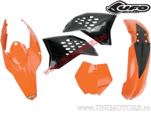 Plastic kit (orange/black) - KTM SX / SX-F ('09-'10) - UFO