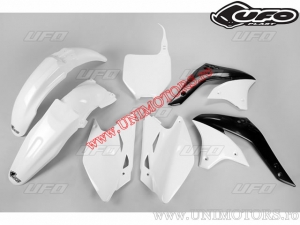 Plastic kit (white/black) - Kawasaki KX 450 F 4T ('06) - UFO