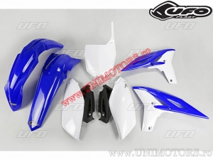Plastic Kit (White/Blue/Black) - Yamaha YZ 250 F 4T ('11-'12) - UFO