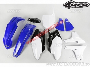 Plastic Kit (white / blue / black) - Yamaha YZ 450 F 4T ('11-'12) - UFO
