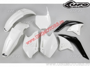 Plastic kit (wit) - Kawasaki KX 250 F 4T ('07) - UFO